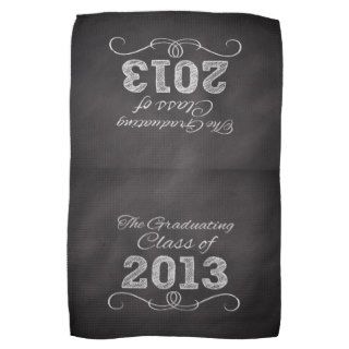 2013 Graduation Chalkboard Style Hand Towel