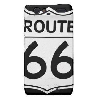 Route 66 sign motorola droid RAZR covers
