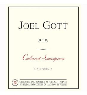 Joel Gott Blend No. 815 Cabernet Sauvignon 2010 Wine