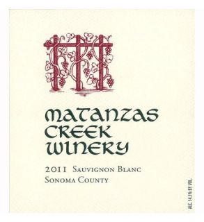 Matanzas Creek Sauvignon Blanc 2011 Wine