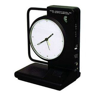 Globalink ILY451 Vibrating Alarm Clock With MV45 Bed Shaker   Travel Alarm Clocks