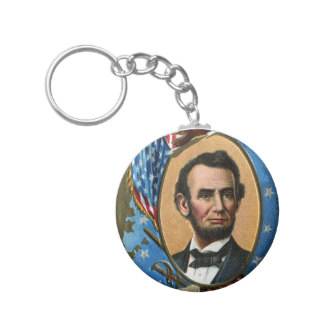 Abraham Lincoln Giving Gettysburg Address Keychains