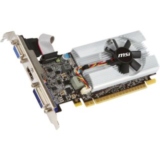 MSI N210 MD512D3 LP GeForce 210 Graphic Card   589 MHz Core   512 MB MSI Video Cards
