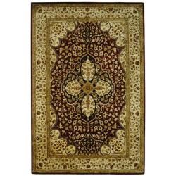 Handmade Persian Legend Red/ Beige Wool Rug (6' x 9') Safavieh 5x8   6x9 Rugs