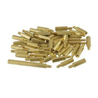 50 Pcs Screw PCB Stand off Spacer Hex M3 Male x M3 Female 15mm Length Microbore Tubing Connectors