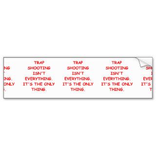 trap shooting bumper stickers