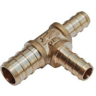 SharkBite UC452LFA 1/2 Inch by 3/8 Inch by 3/8 Inch Reducing Tee Retail Packaging, Pack of 12   Pipe Fittings  