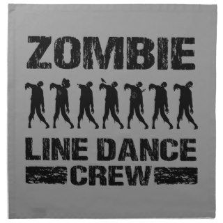Zombie Line Dance Crew Napkins