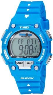 Timex Men's T5K433 Ironman 30 Lap Shock Blue Case and Resin Strap Sports Watch Timex Watches