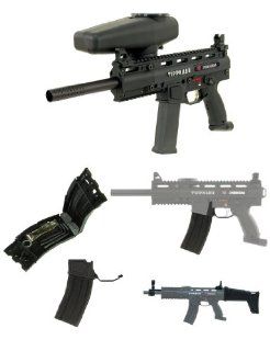Tippmann X7 Phenom Assault Paintball Gun Kit   Black  Paintball Gun Packages  Sports & Outdoors