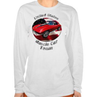 1967 Chevy Corvette 427 Women's Long Slv T Shirt