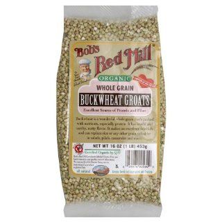 One 16 oz (1 lb) 453 g Organic Whole Grain Buckwheat Groats, Gluten Free  Dried Wild Rice  Grocery & Gourmet Food