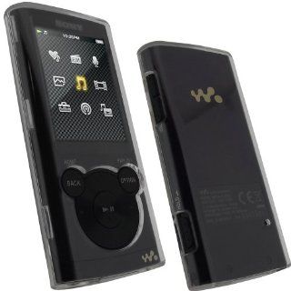 iGadgitz Clear Crystal Hard Case Cover for Sony Walkman NWZ E450 Series + Screen Protector (NWZ E450, NWZ E453, NWZ E454, NWZ E455)   Players & Accessories