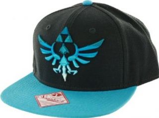 Legend of Zelda Triforce Teal Logo Snapback Hat Movie And Tv Fan Apparel Accessories Clothing