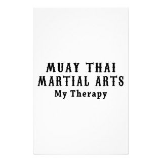 Muay Thai Martial Arts My Therapy Custom Stationery