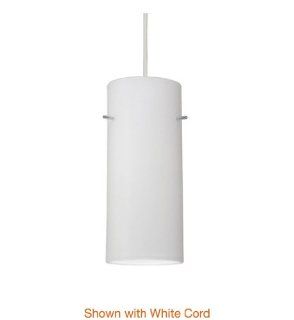 WAC Lighting LTK F4 454WT/BK Dax Line Voltage L Track Pendant with White Shade, Black Socket and Track Fitting   Ceiling Pendant Fixtures  