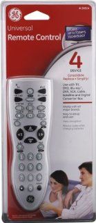 GE 24914 Universal Remote Control, 4 Device Infrared Silver (Discontinued by Manufacturer) Electronics