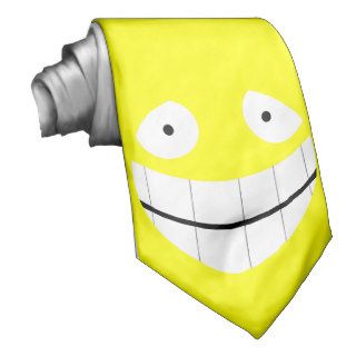 funny cartoon monster happy smile face neckties