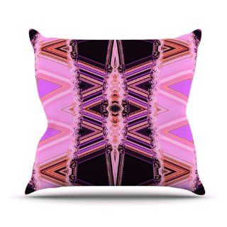 Kess InHouse Nina May Decorama Pink Throw Pillow, 16 by 16 Inch  