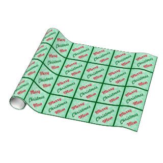 Merry Christmas Mom Gift Wrapping Paper