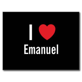 I love Emanuel Post Cards