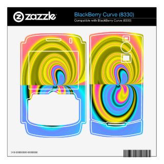 Unique abstract pattern skin for BlackBerry