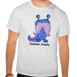Monster Stache on Budget friendly Tee