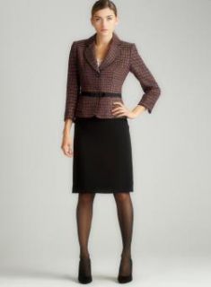 Tahari Novelty Crepe Skirt Suit Tahari ASL Suit Separates