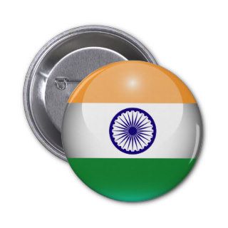 Indian Flag Button
