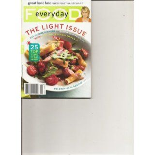 Everyday Food Magazine (The Light Issue, January February 2010) Martha Stewart Books