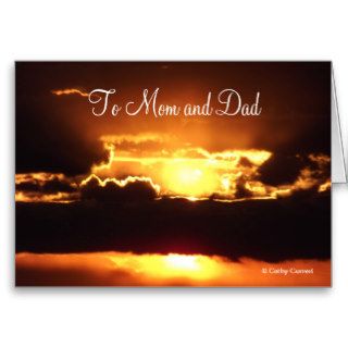 To Mom and Dad Anniversary Card