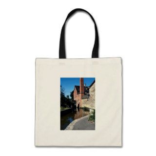 Old water mill, Lower Slaughter, Cotswolds, Englan Canvas Bags