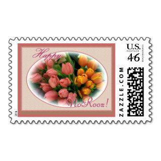 Persian New Year   Happy NoRooz Tulips Postage Stamp