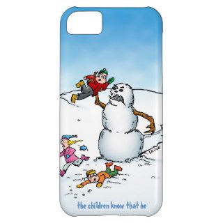 Killer Snowman Funny Cartoon iPhone 5C Cover