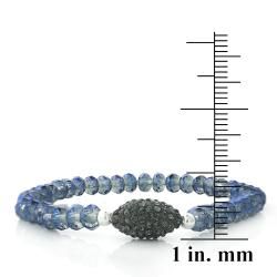 Icz Stonez Crystal and Oval Fireball Stretch Bracelet ICZ Stonez Crystal, Glass & Bead Bracelets