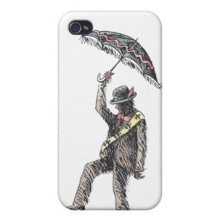 New Orleans Umbrella Man iPhone 4/4S Covers