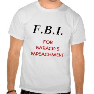 Impeach Barack Tee Shirt