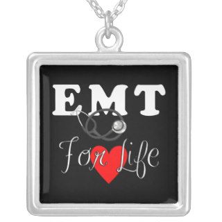 EMT For Life Personalized Necklace