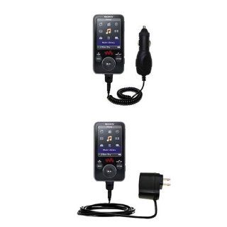 The Essential Gomadic Car and Wall Accessory Kit for the Sony Walkman NWZ E438F   12v DC Car and AC Wall Charger Solutions with TipExchange   Players & Accessories