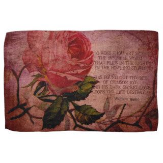 O Rose Thou Art Sick Towels