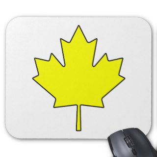 Canadian Maple Leaf Canada National Symbol Mousepad