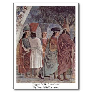 Legend Of The True Cross By Piero Della Francesca Postcards