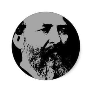 James A. Garfield silhouette Stickers