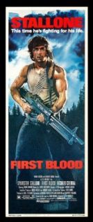 FIRST BLOOD * CineMasterpieces RAMBO ORIGINAL MOVIE POSTER INSERT 1982 Entertainment Collectibles