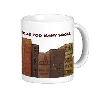 too many books mugs