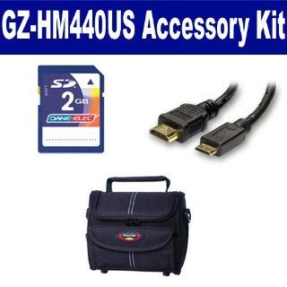 JVC GZ HM440US Camcorder Accessory Kit includes KSD2GB Memory Card, ST80 Case, HDMI6FM AV & HDMI Cable  Digital Camera Accessory Kits  Camera & Photo