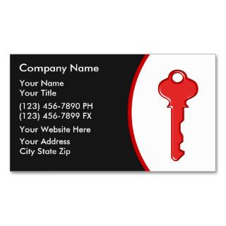 Simple Locksmith Business Cards