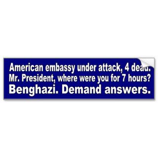 Benghazi Bumper Sticker