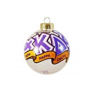 Very Small alpha Kappa Delta Phi Holiday Ornament   Decorative Hanging Ornaments