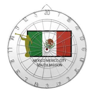 MEXICO MEXICO CITY SOUTH MISSION CTR LDS DARTBOARD WITH DARTS